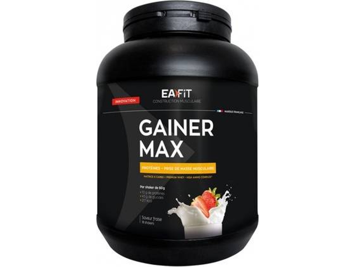 Complemento Alimenticio EAFIT Gainer Max Strawberry (1,1 kg de pó (Morango))