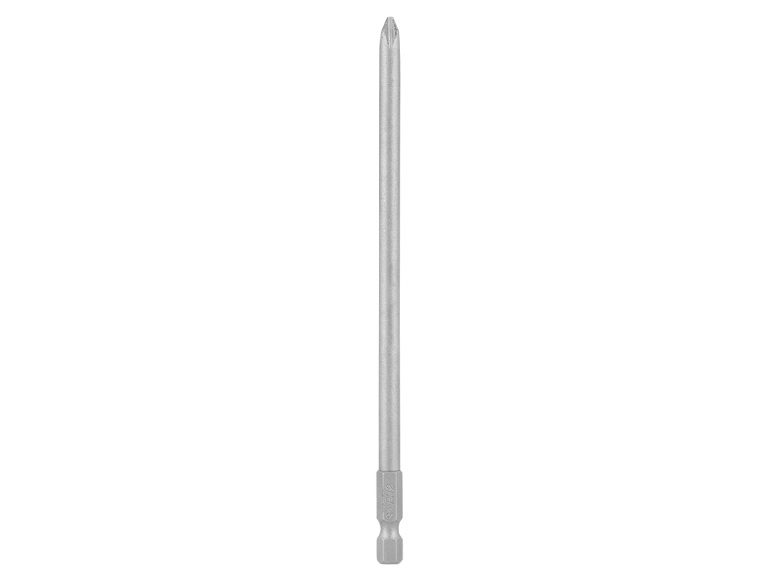 Destornillador De Impacto Ph2, Varilla De 150mm, Cono Hexagonal 1/4'', Acero S2 Resistente