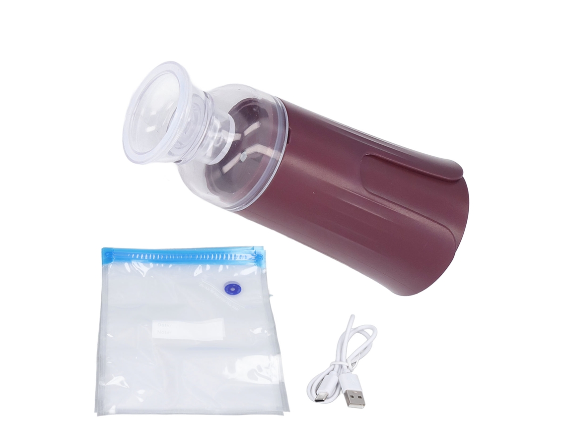 Mini selladora al vacío portátil para cocina doméstica con 5 bolsas sous vide