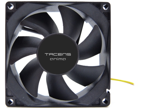 Ventilador PC 8cm Tacens Anima AF8 12V 14dBA 7 Aspas 1800 RPM Negro