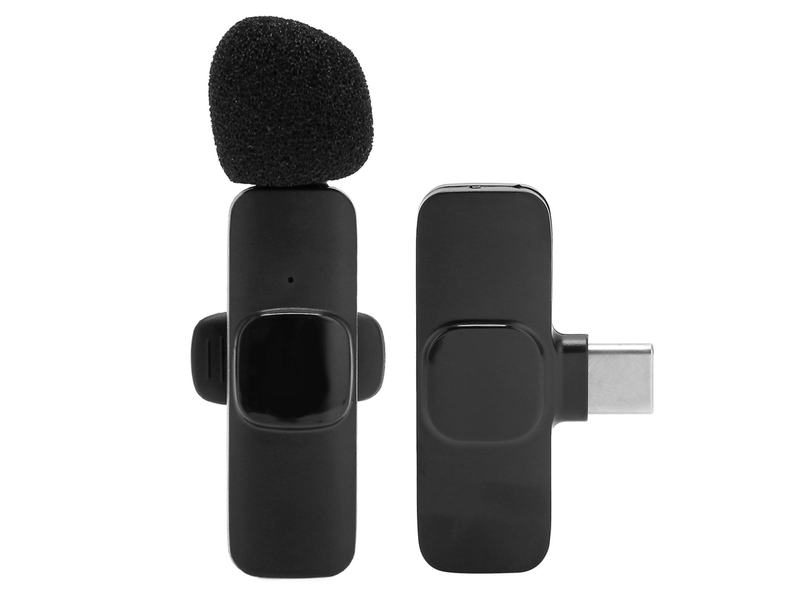 Micrófono de solapa inalámbrico Bluetooth, mini micrófono de solapa para grabar transmisiones en vivo y videoblogs. Nostalgia88