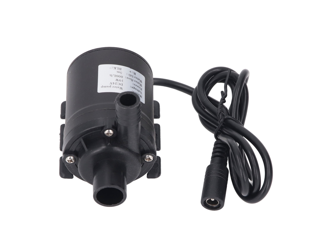 2026velora-bomba Sumergible Silenciosa 200gph 800l/h Para Fuente Estanque Acuario Elevación 5m Dc24v