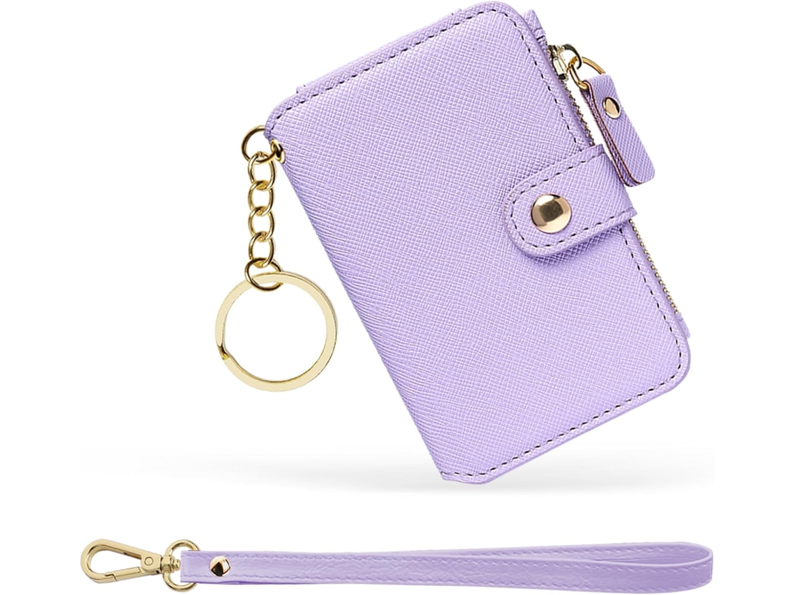 Cartera De Pulsera - Llavero - Monedero Para Mujer - Morado