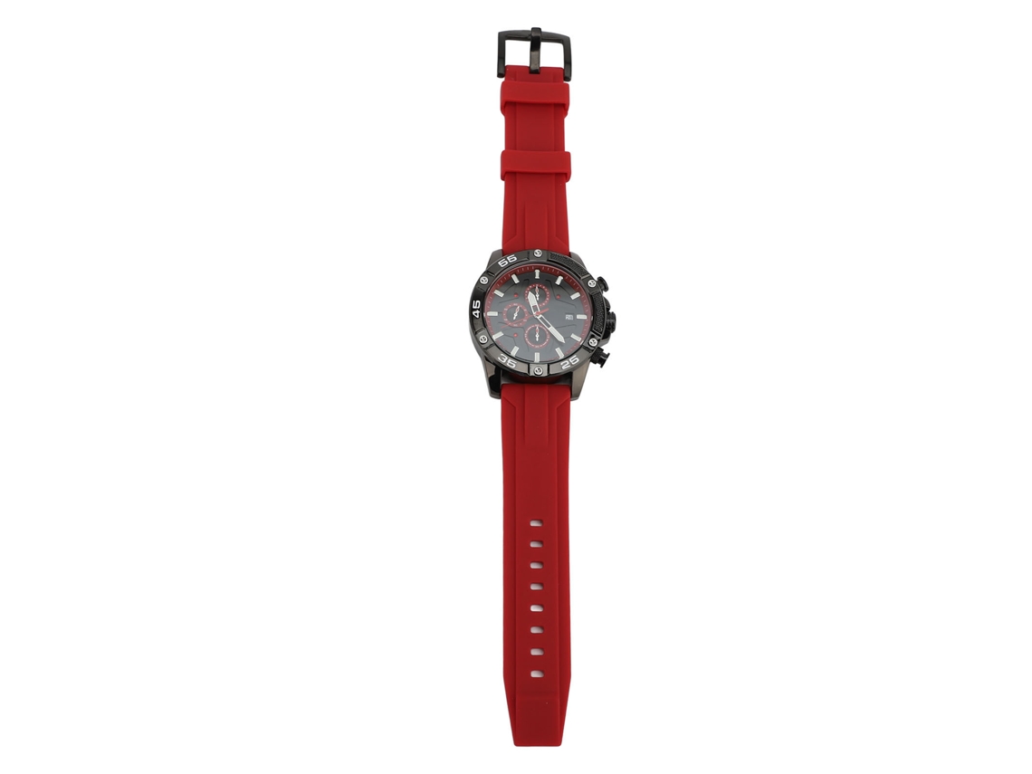 Reloj De Cuarzo Multifuncional E Informal Para Hombre, Resistente Al Agua, Con Correa De Silicona.
