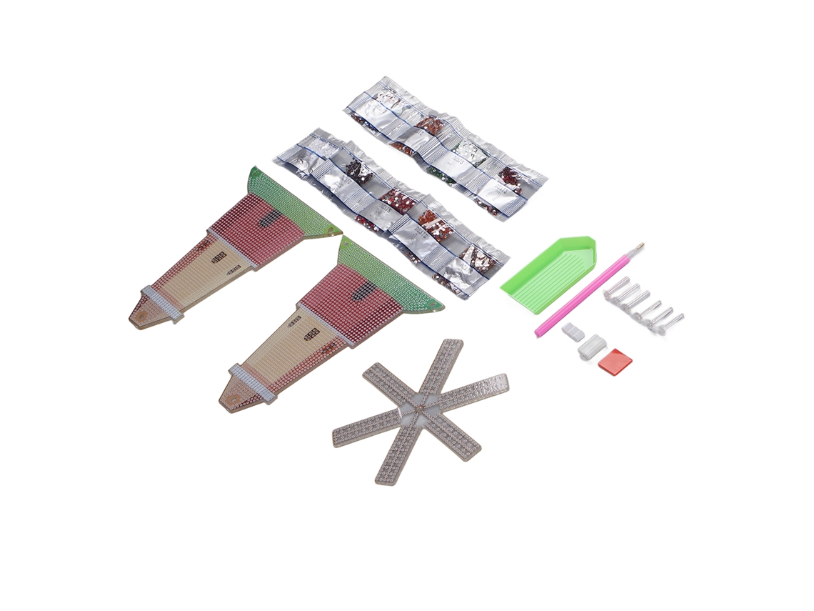 Kit De Pintura De Piedras 5d Ornamento Molino Grande Diy Exquisito Impermeable