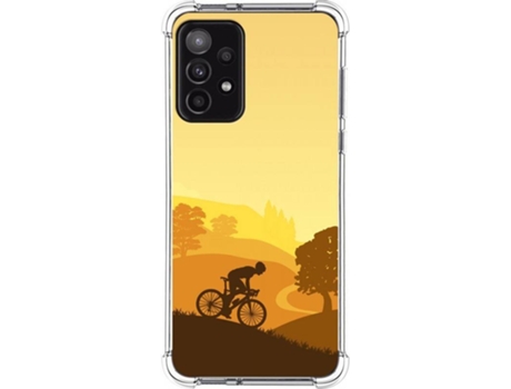 Carcasa Samsung Galaxy A52 / A52 5G / A52s 5G TUMUNDOSMARTPHONE Ciclista Multicolor