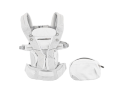 Transportador De Assento Para Bebê Ergonômico Frontal Traseiro Para Recém-nascido Até 36 Meses Cinza