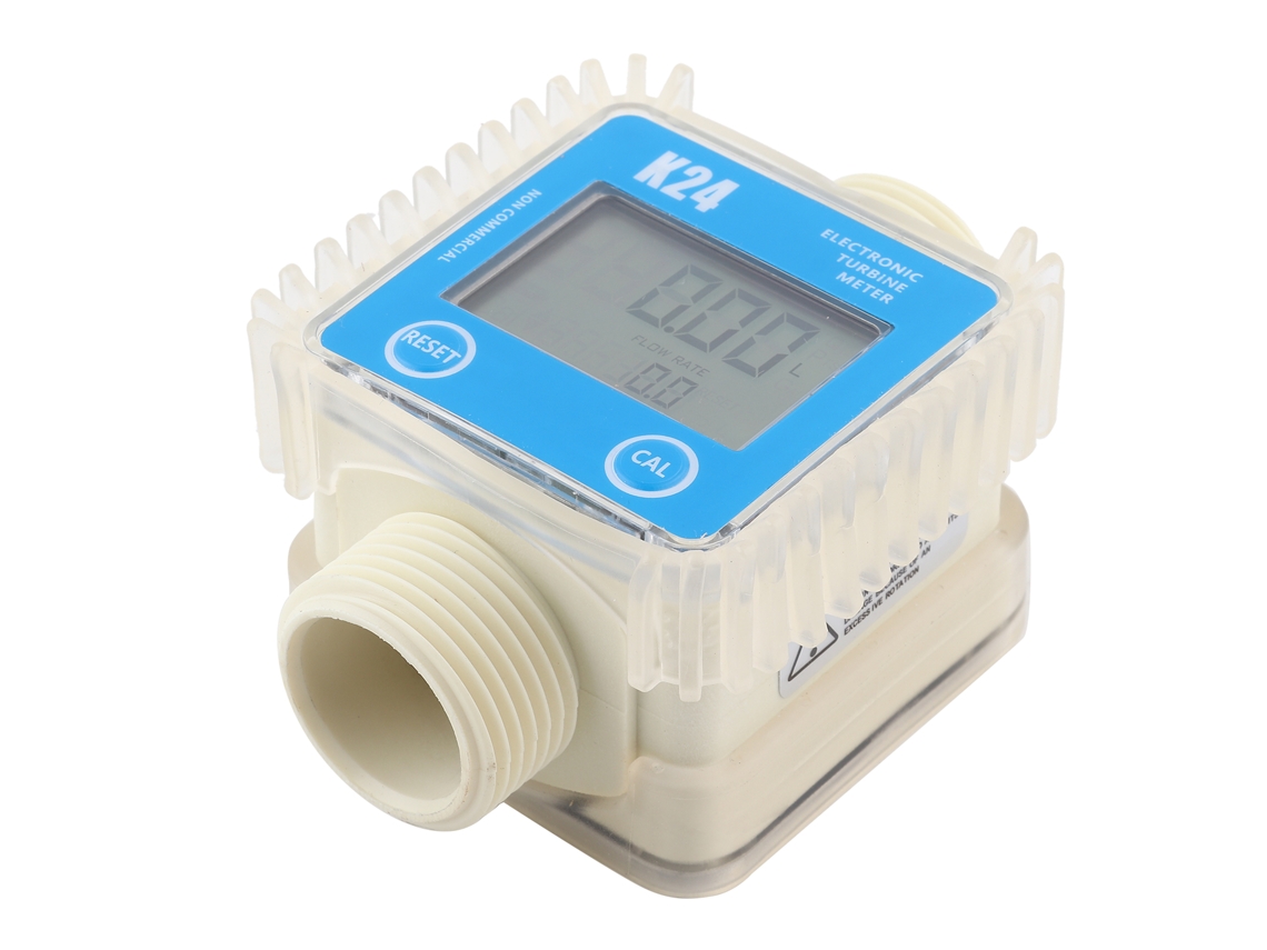 Medidor De Flujo Turbina Diesel Digital 1 Bspp Para Químicos Líquidos Agua