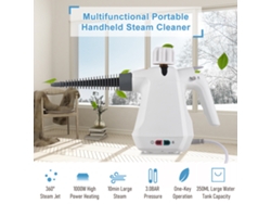 Limpiador A Vapor Portátil De Alta Temperatura Y 1000 W Con Accesorios Para Cocina, Baño Y Coche.