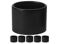 Juego De 6 Anillos Metálicos Para Pantallas De Lámparas Con Adaptador De Portalámparas