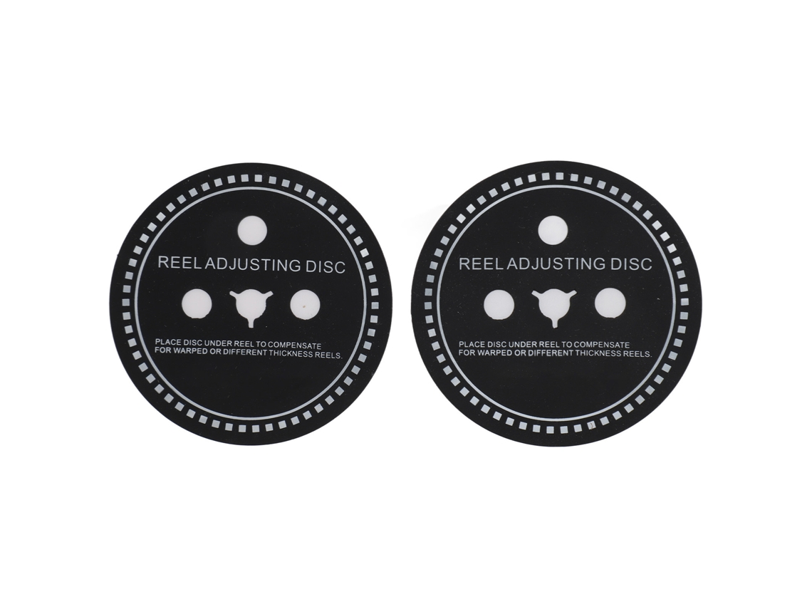 Adaptador Espaciador De Disco De Ajuste De Carrete De Silicona Nab Para Grabadoras De Carrete A Carrete, Negro, 2 Unidades, 0,8 Mm
