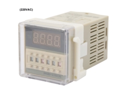 Relé Temporizador Digital Dh48s-2z Lcd Duradero 8 Pines 0.1s-99h 220vac