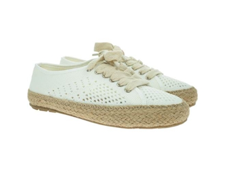 Zapatillas EMU Agonis Tela Mujer (41 - Beige y Blanco)
