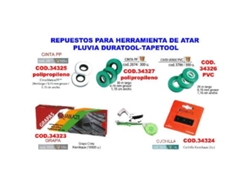 Cinta blanca pe 26mtx0.15mmx1.15 cm atadora duratool-tapet 2871 (caja 10 unidades)