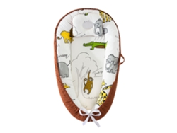 Conjunto Nido Para Bebé 85x55x15 Cm Con Inserto Y Almohada Removibles, Manta De Confort Para Recién Nacidos, Digitallab