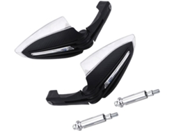 1 Conjunto De Protetores De Mão Com Proteção Led Para Guidão, Design Com Cobertura Contra Vento