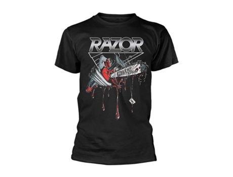 Camiseta ROCKINSTONE de restitución violenta de Razor (Algodón - M)