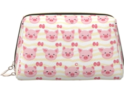 Neceser De Viaje Cuero Organizador Para Mujer Diseño Estampado Vacaciones