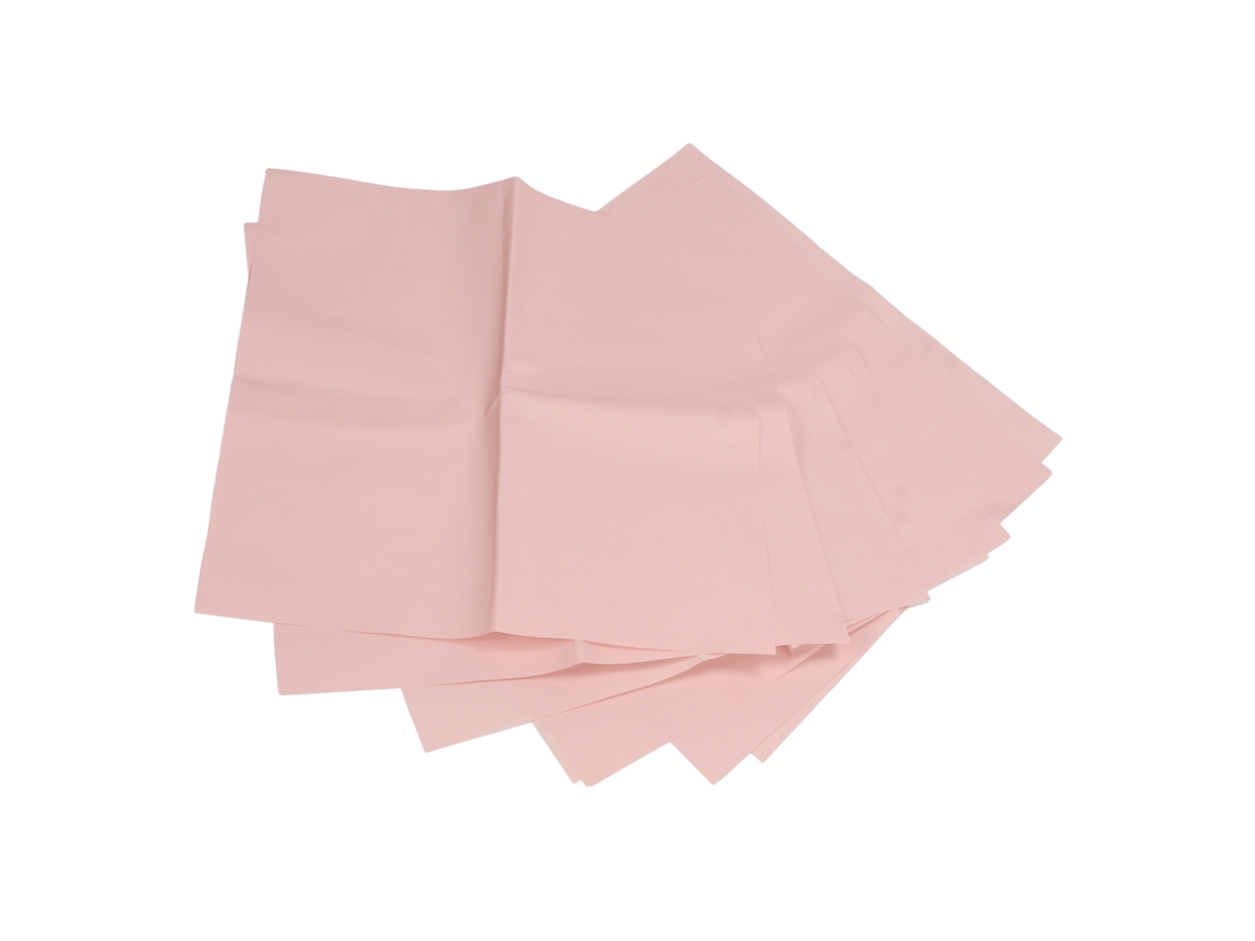 80 Hojas De Papel De Regalo De 50x50cm, Color Rosa, Para Manualidades, Bodas, Aniversarios Y Navidad.