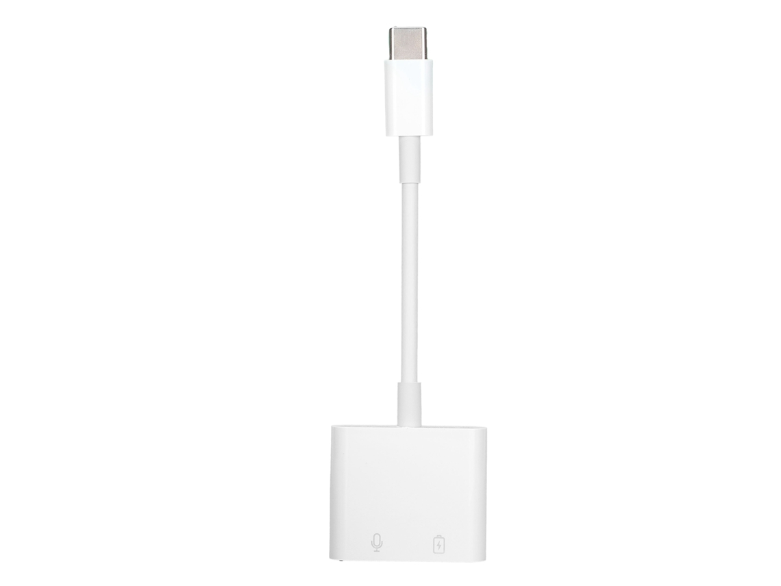 Adaptador 2 En 1 Usb-c A 3,5 Mm Con Carga Rápida Pd De 60 W Para Auriculares