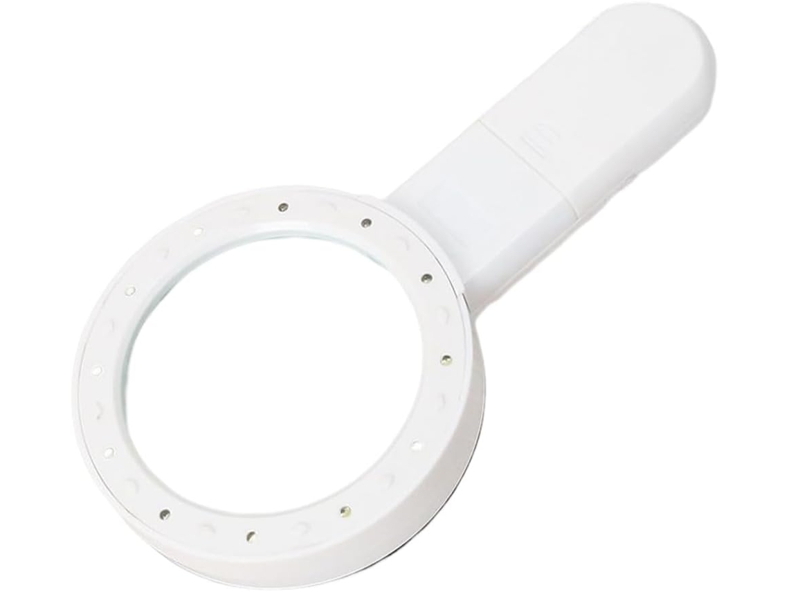 Lupa Portátil De 30x Con Doble Cristal Para Control Manual Con 12