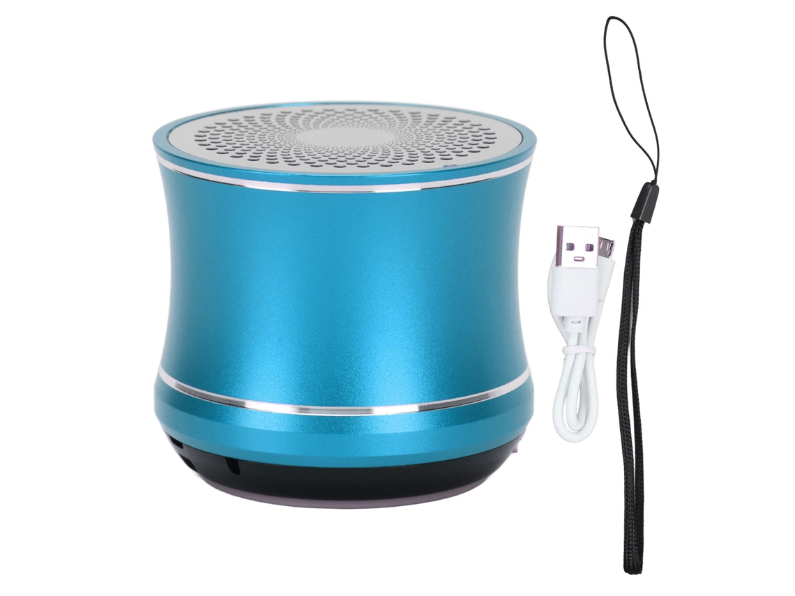 Mini Altavoz Bluetooth Portátil Ip67 Resistente Al Agua Con Radiador, Sonido Bajo, Para Ducha, Bicicleta, Coche, Azul.