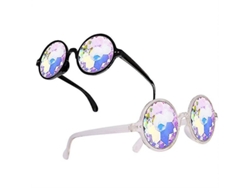 Gafas de sol arcoíris, gafas de sol caleidoscópicas, gafas de sol con prisma refractivo (3 unidades)