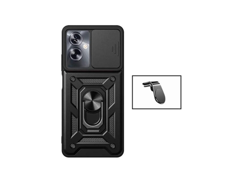 Funda Carro Proteção Militar Janela para Oppo Oppo A79 5G GIFT4ME Negro