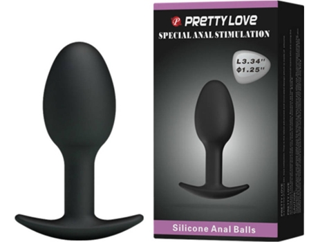 Estimulador PRETTY LOVE PLOVE-6.5 (Negro - 6.50 cm)