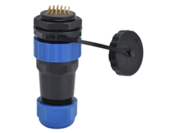 2026velora-conector Impermeable Ip68 Chapa Posterior Tomacorriente De Aviación 5a Cable Sp28