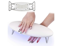 Lámpara de manicura LED con reposamanos, almohada de mano 2 en 1, secador de uñas de gel, soporte para brazo, uñas, para D GOKOCO