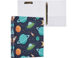 Besportble Carpeta De Anillas Redondas Con Portapapeles Y Oficina Pvc. 27,9 X 21,6 Cm 31,5 27 6