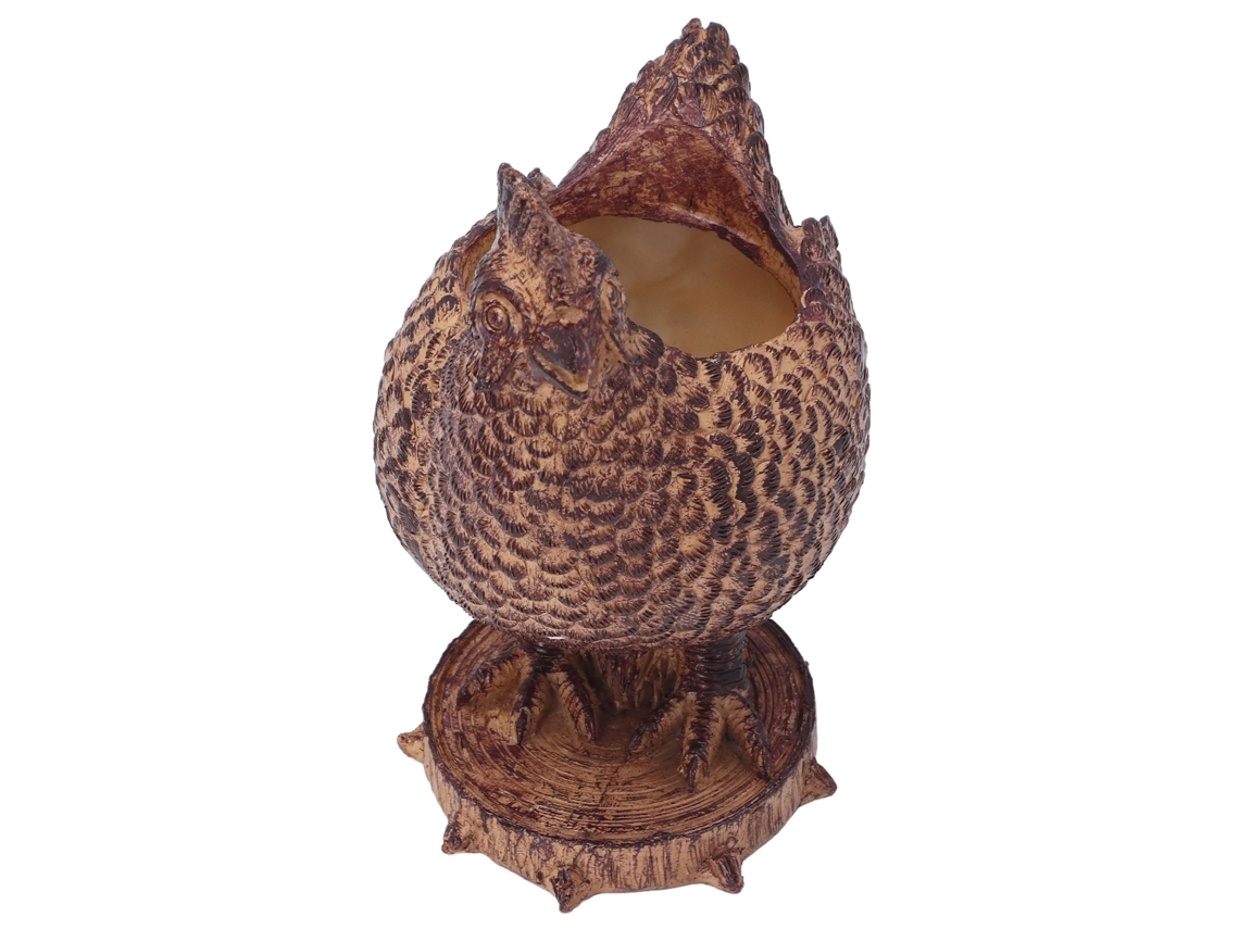 Vaso De Resina Em Forma De Galinha Para Mesa Design De Drenagem Jardim Exterior