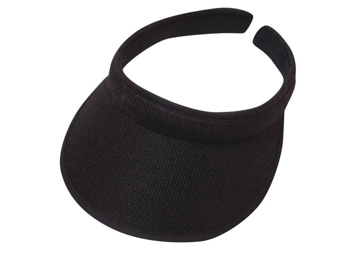 Visera Unisex, Gorra De Tenis Y Golf, Gorra Solar Con Protección Uv (negra)