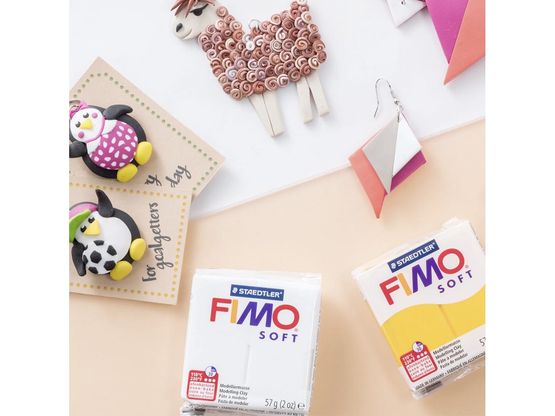 Masilla para modelar Fimo Effect 56G Cítrico translúcido