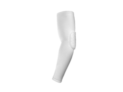Manga Protectora Solar De Brazo Refrigerante Con Relleno Para Verano Ciclismo Running Blanco Xl