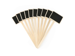 20 letreros de madera para plantas de 7", marcador de plantas para huerto al aire libre.