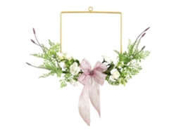 Flores Hojas Puerta de entrada Boda Decoración del hogar slowmoose