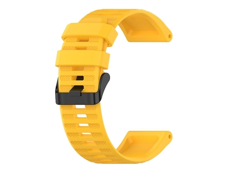 Correa De Reloj Inteligente Para Garmin Fenix 6 Pro Gps 22 Mm Correa De Reloj De Silicona Con Textura Horizontal Con Herramienta De Extracción Amar...
