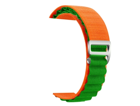 Correa Loop Alpine para Garmin fenix 6S Solar Naranja y Verde