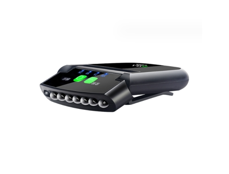 Luz de tapa con clip LED resistente al agua, linterna de tapa recargable por USB, linterna frontal con clip de manos libres ultrabrillante (negro) ...