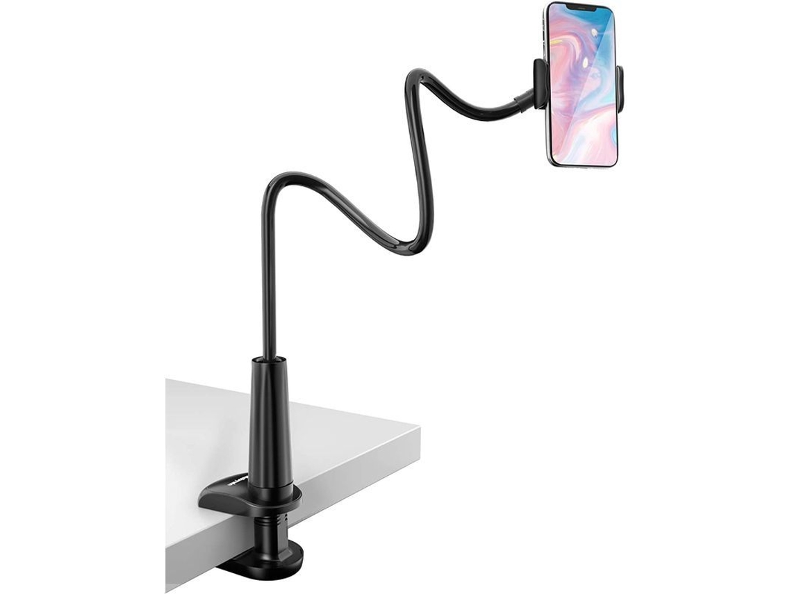 Soporte Para Teléfono Con Brazo Flexible, Ajustable 360°, Estilo Maletín, Para Iphone/samsung/huawei Y Más, 70 Cm De Longitud Total.