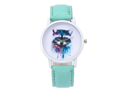 Reloj De Pulsera De Cuarzo Para Mujer Zhoulianfa Con Dial Redondo Y Correa De Cuero Pu (verde Menta)