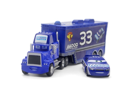 Muñeco GAATPOT 2Pcs/Lot Disney Pixar Cars Toys Lightning Mcqueen Mack Uncle Truck 1:55 Diecast Model Alloy Modle Figures Toys Gifts For Kids