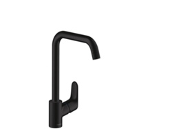 HANSGROHE Focus M41 monomando de cocina 260, 1jet, HANSGROHE Focus M41 monomando de cocina 260, 1jet, Color: Negro Mate