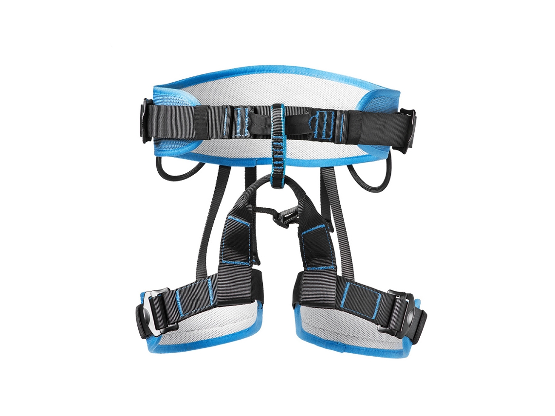 Arnés De Seguridad De Media Cuerpo Para Escalada En Rocas, Trabajo Aéreo Y Campamento Exterior Equipo Protector Azul