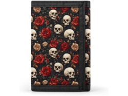 Cartera plegable para hombre con compartimentos con cremallera (sin marca)