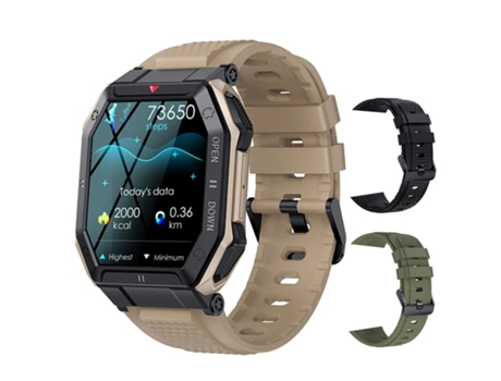 Smart Watch Hombres K55 Bluetooth Smartwatch Para Hombres Monitor de Salud Reloj Impermeable Para Android IOS Dial Personalizado VEANXIN