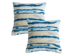 Fundas Para Cojín - 2 Piezas En Peluche Texturizado