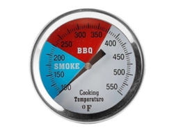 Termómetro de acero inoxidable para ahumadores y parrillas, medidor de temperatura. GOKOCO